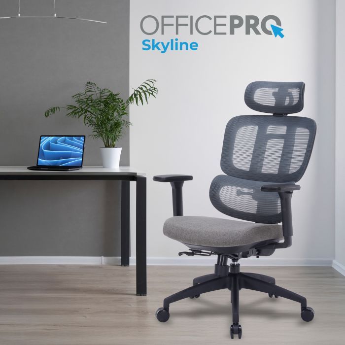 Офісне крісло OfficePro Skyline OC580-B-B-B (OC580-B-B-B) зображення 7