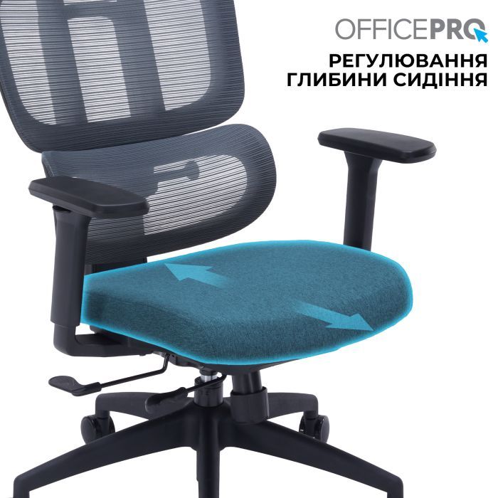Офісне крісло OfficePro Skyline OC580-B-B-B (OC580-B-B-B) зображення 8