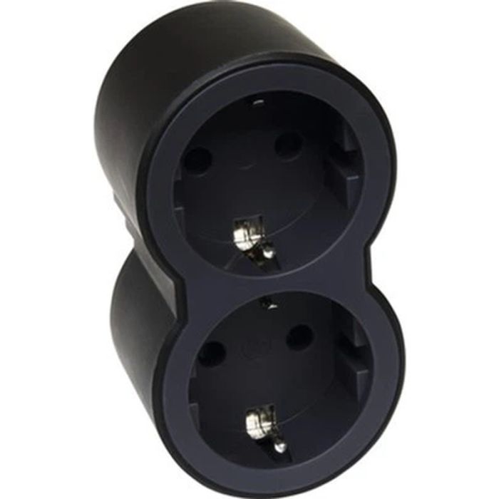 Сетевой разветвитель Legrand Стандарт 2х2К+C передні розетки (694517) изображение 2