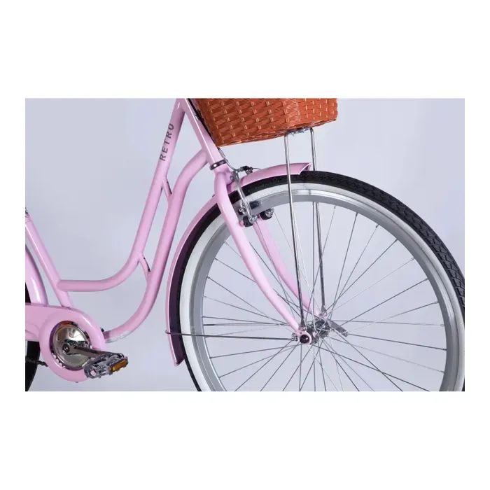 Велосипед Dorozhnik 28" RETRO Velosteel рама-19" ST 2025 світло-рожевий (OPS-D-28-430) изображение 2