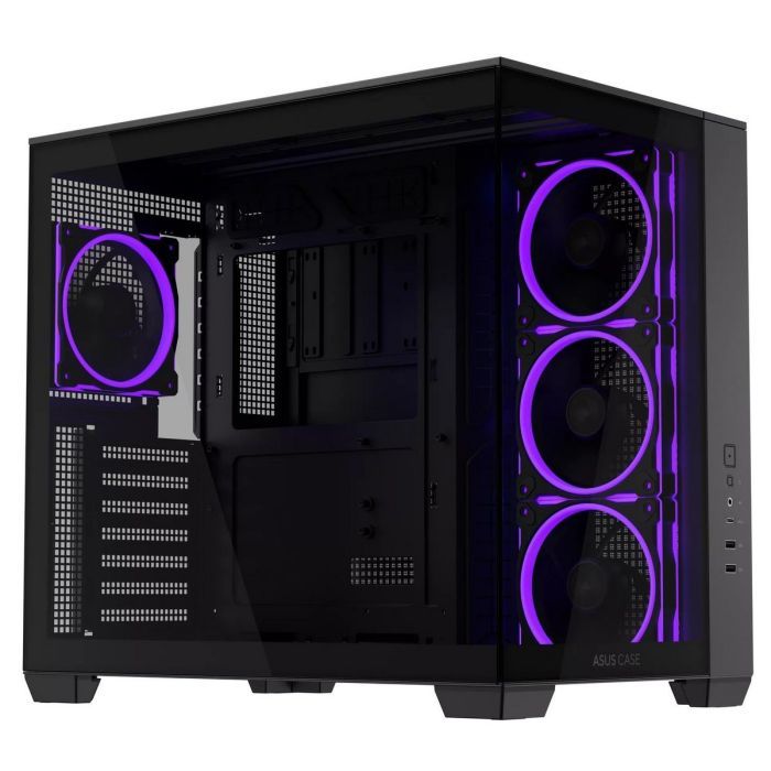 Корпус для ПК ASUS A32 Plus Black Tempered Glass (90DC00S0-B19000) изображение 2