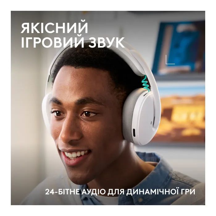 Наушники Logitech G325 Lightspeed White (981-001531) изображение 2
