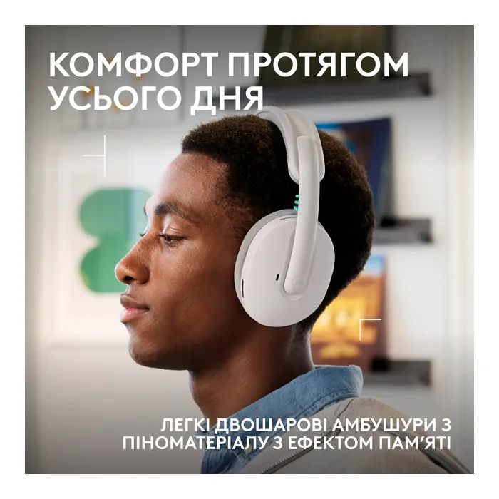 Наушники Logitech G325 Lightspeed White (981-001531) изображение 3