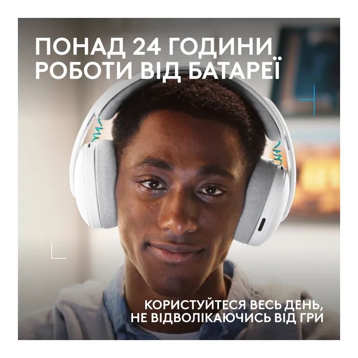 Наушники Logitech G325 Lightspeed White (981-001531) изображение 7