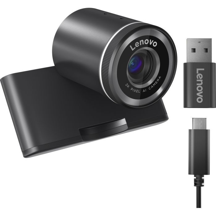 Веб-камера Lenovo QHD Black (4XC1Q25245) изображение 12