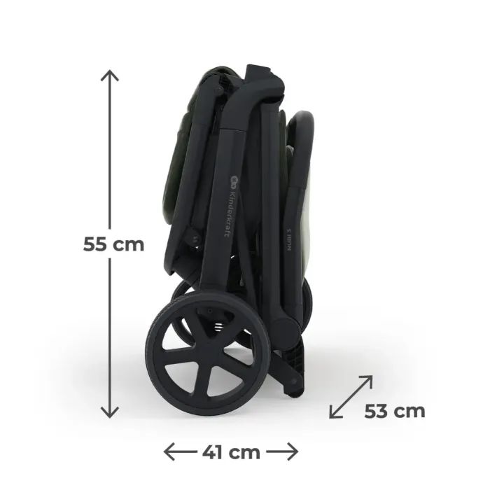Коляска Kinderkraft Nubi 3 Mystic Green (KSNUBI03GRE0000) (5902533927487) зображення 9
