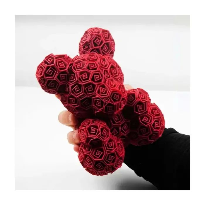 Пластик для 3D-принтера AzureFilm PLA Pearl 1,75mm 1kg RED (FP171-3020PE) изображение 3