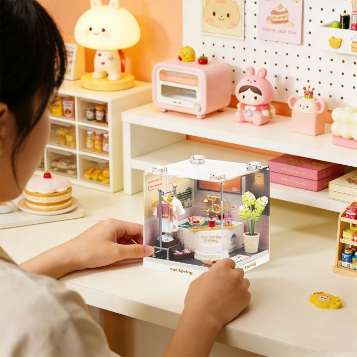 Конструктор Mini House румбокс серии Интерьер Мини – Термальная купальня (8041)