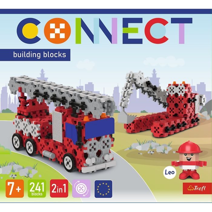 Конструктор Trefl Connect 2 в 1, 241 деталь (5900511619720) зображення 5
