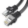 Патч-корд 10м UTP cat 6 RJ45 TopSpeed Ethernet Round Cable Black Essager (EXCWXY-JSF01)