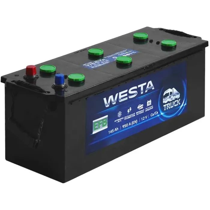 Аккумулятор автомобильный Westa 6CT-145 А (3) EFB (WEFB145)