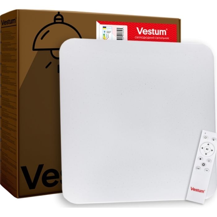 Светильник Vestum QUATRO зоряне небо 60W 3000К-6500К з ДК (VS-91041)