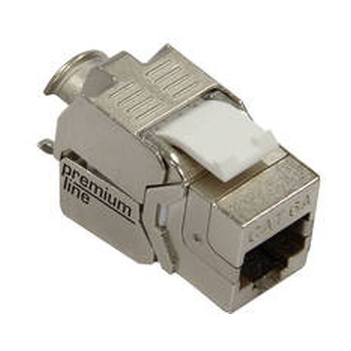 Модуль Keystone RJ45 FTP кат.6a, литий 180° Premium Line (109824010)