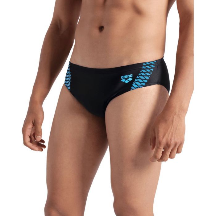 Плавки Arena Openings Swim Briefs 008065-580 чорний, синій 80 (3468337418825) изображение 5