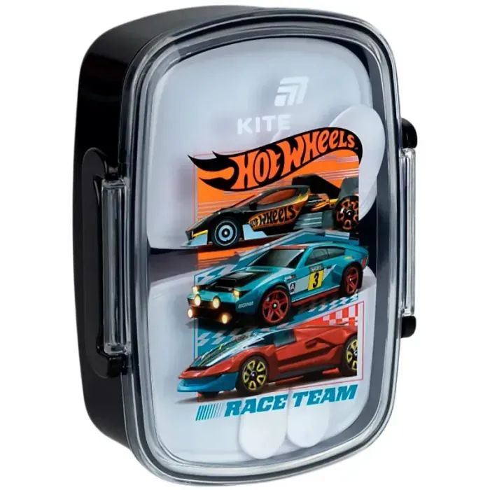 Ланч-бокс дитячий Kite Hot Wheels з наповненням 750 мл (HW26-181)