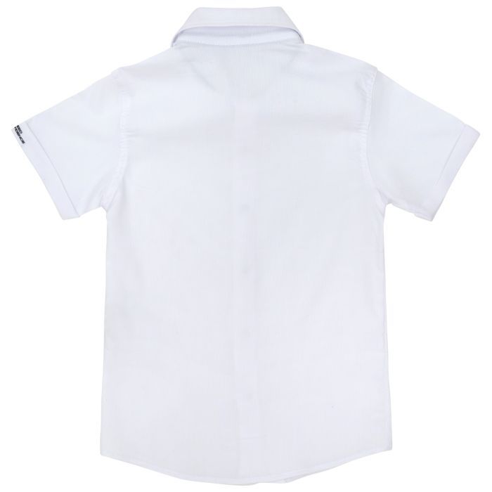 Рубашка детская Blueland с коротким рукавом (13911-116B-white) изображение 2