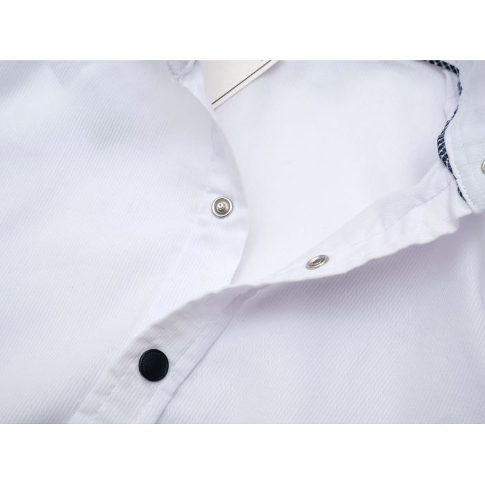 Рубашка детская Blueland с коротким рукавом (13911-116B-white) изображение 4
