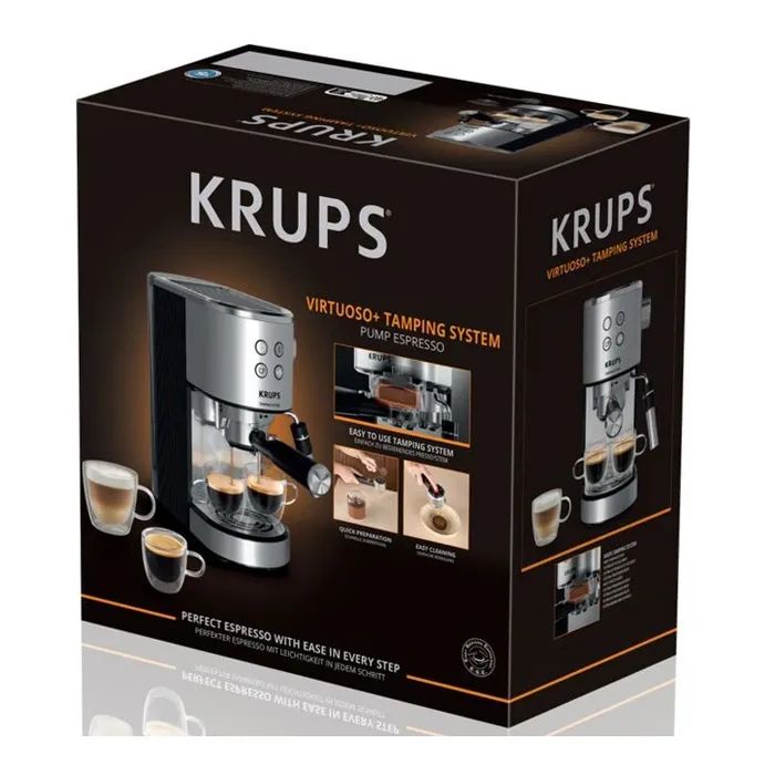 Рожковая кофеварка эспрессо Krups XP499EE0 изображение 12