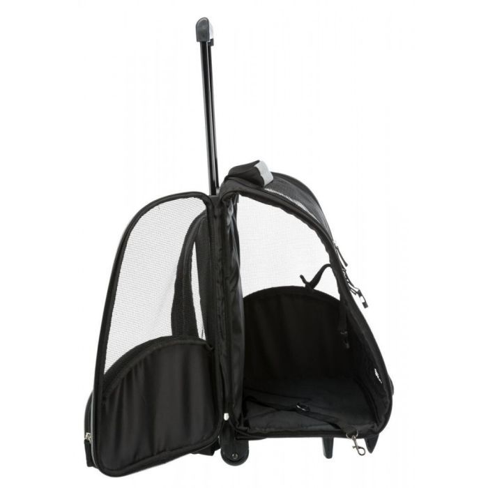 Переноска для тварин Trixie Trolley до 8 кг 32х45х25 см чорно-сіра (4011905028804) зображення 5