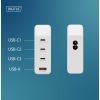 Зарядное устройство Digitus 3xUSB-C + 1xUSB PD140W GaN white (DA-10305) изображение 11