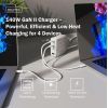 Зарядное устройство Digitus 3xUSB-C + 1xUSB PD140W GaN white (DA-10305) изображение 6