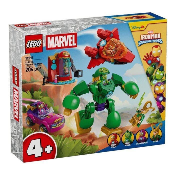 Конструктор LEGO Marvel Локи против команды Железного Человека (11211)