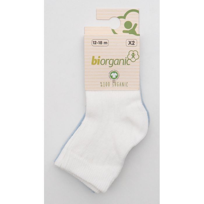 Носки детские Bibaby однотонные (68345-12-18-creamblue) изображение 2