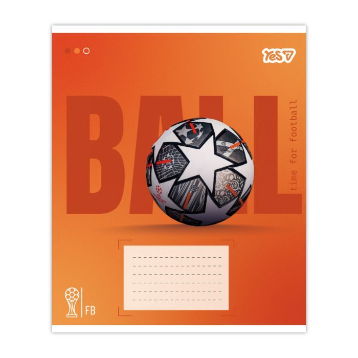 Зошит Yes Ball А5 36 аркушів лінія (768684) зображення 3