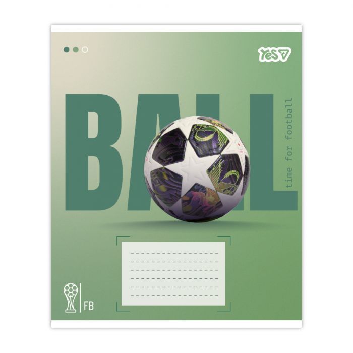 Зошит Yes Ball А5 36 аркушів лінія (768684) зображення 4
