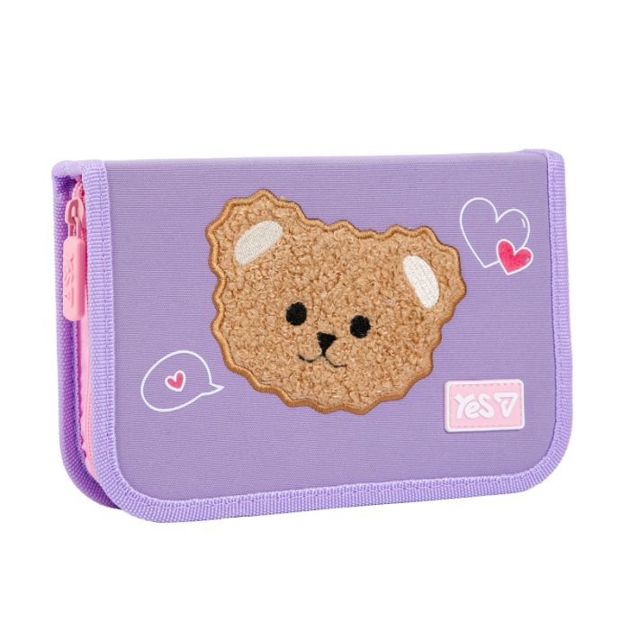 Пенал Yes твердий одинарний з клапаном Bear Rules HP-03 (533728) зображення 2