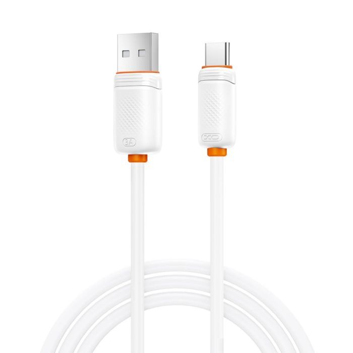 Дата кабель USB 2.0 AM to USB-C 1.0m 3A black XO (XO-CB-300UC-BK)