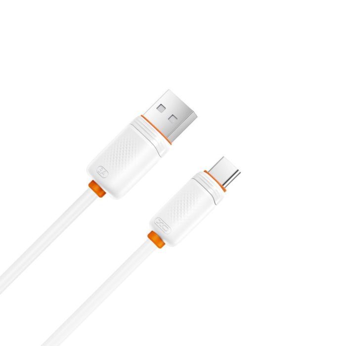Дата кабель USB 2.0 AM to USB-C 1.0m 3A black XO (XO-CB-300UC-BK) изображение 3