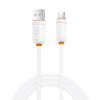 Дата кабель USB 2.0 AM to USB-C 1.0m 3A white XO (XO-CB-300UC-WH)