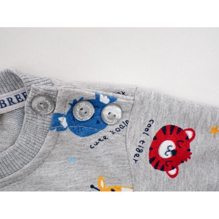 Набор детской одежды Breeze с животными (15874-74B-gray) изображение 5