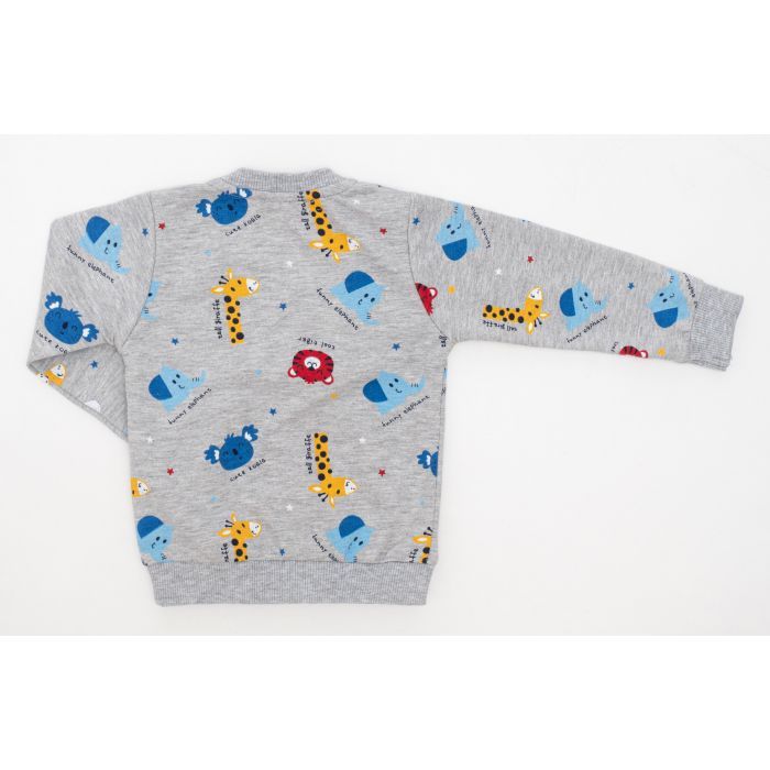 Набор детской одежды Breeze с животными (15874-74B-gray) изображение 6