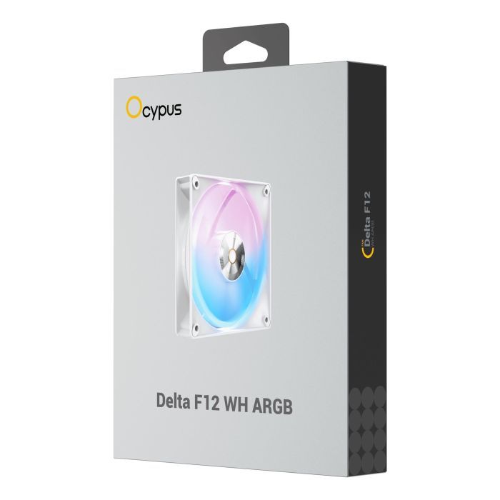 Кулер до корпусу OCYPUS DELTA F12 ARGB білий (DELTA-F12-WH1AM00X-GL) зображення 7