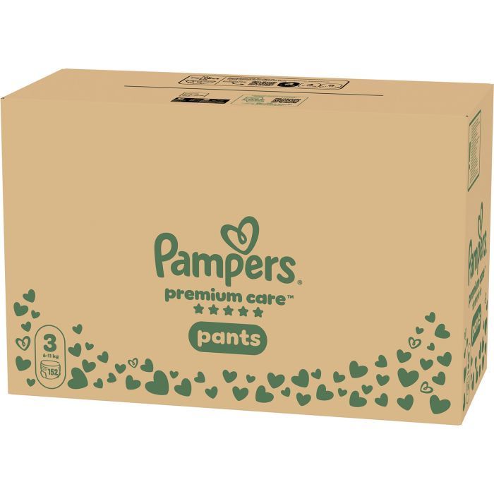 Подгузники Pampers Premium Care Pants Розмір 3 (6-11 кг) 152 шт (8006530315869) изображение 2