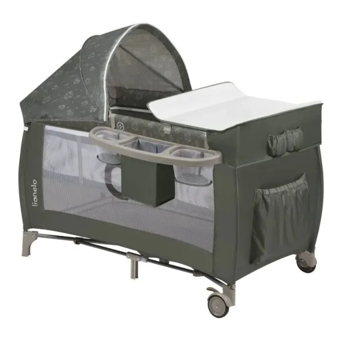 Кроватка Lionelo манеж SVEN PLUS BEIGE OLIVE (LO-SVEN PLUS BEIGE OLIVE)