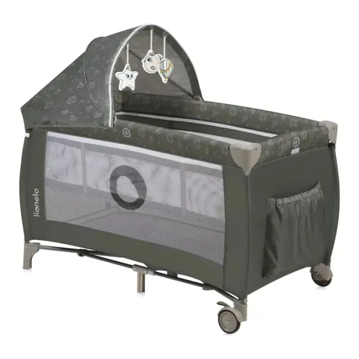 Кроватка Lionelo манеж SVEN PLUS BEIGE OLIVE (LO-SVEN PLUS BEIGE OLIVE) изображение 3