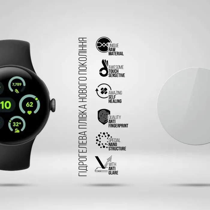 Пленка защитная Armorstandart Matte hydrogel Google Pixel Watch 3 41mm 6 pcs (ARM92041) изображение 2