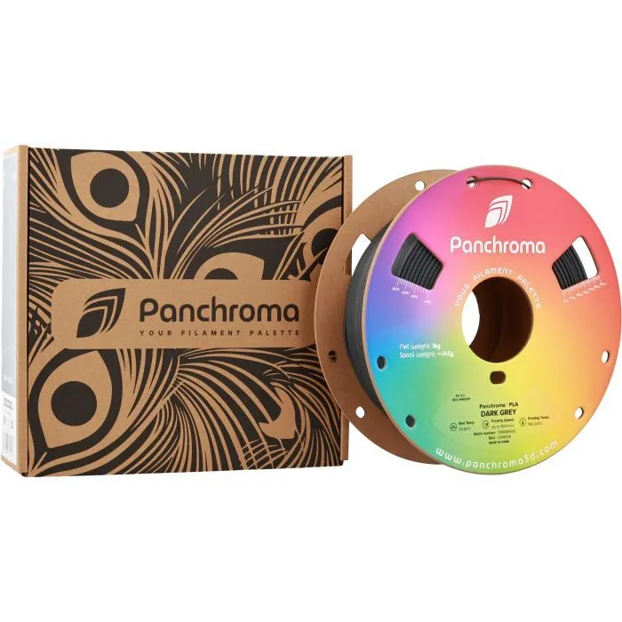 Пластик для 3D-принтера Polymaker PLA Panchroma 1,75mm 1kg Dark grey (CA19028) зображення 4