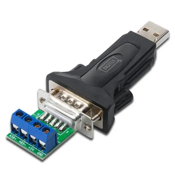 Перехідник USB to COM RS232/RS485 black Digitus (DA-70157) зображення 2