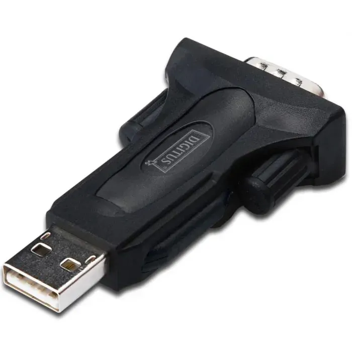 Перехідник USB to COM RS232/RS485 black Digitus (DA-70157) зображення 3