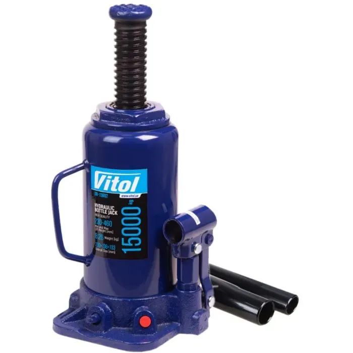Домкрат Vitol DB-15002/T91504, телескопічний, гідравлічний, 15т, min 230мм, max 460мм (DB-15002) зображення 2