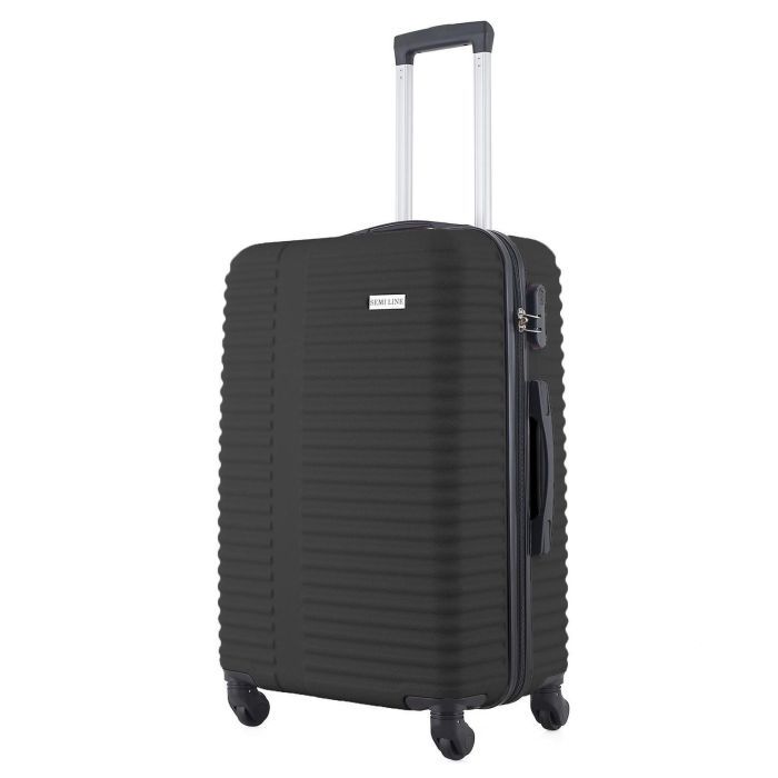 Чемодан Semi Line 24" (M) Black (T5647-3) (DAS303815)