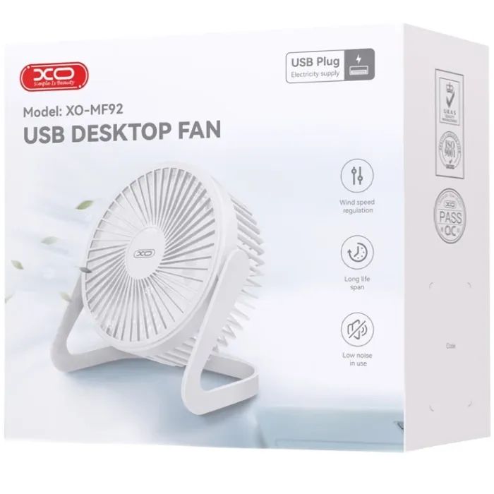 Вентилятор XO Air/fan accum XO 5 Вт MF92 blue (MF92.blue) изображение 2