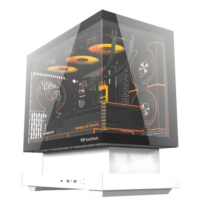 Корпус для ПК DARKFLASH F1 WHITE зображення 2