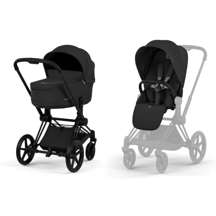 Коляска Cybex Priam 2 в 1 BLK Sepia Black COMFORT (526000011)