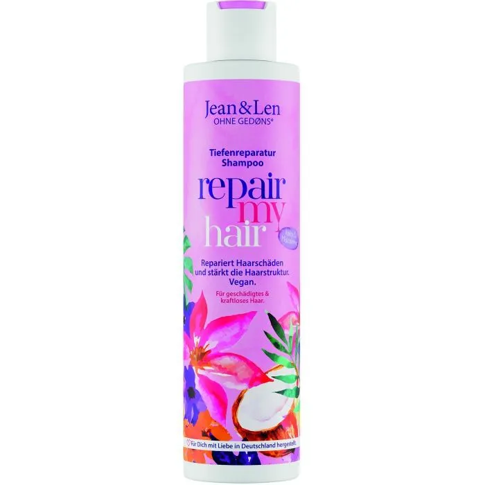Шампунь Jean & Len Repair Кокосова олія та макадамія 300 мл (4260602128663)
