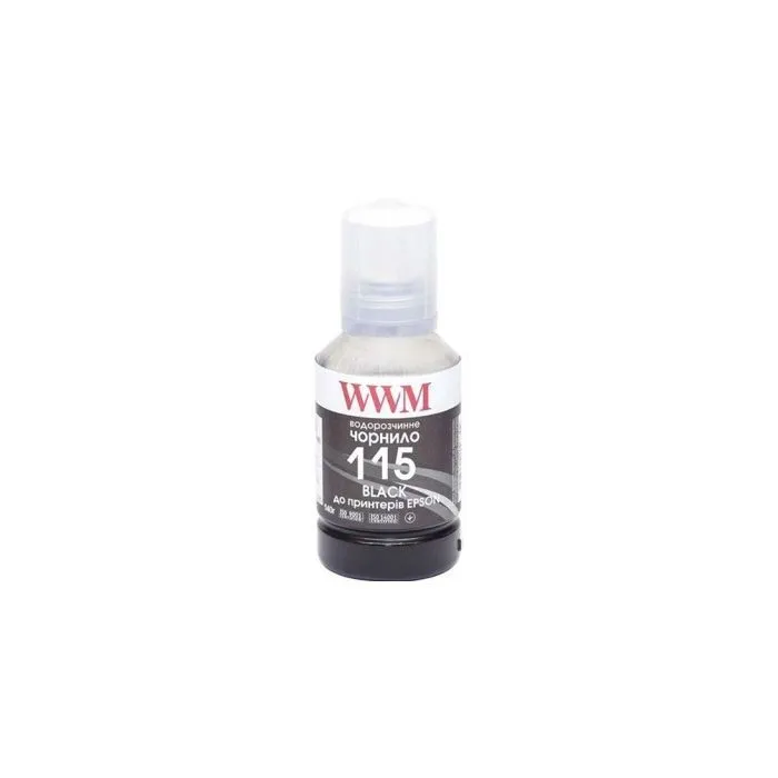 Чернила WWM Epson L8160/L8180 140г Black (E115Bk) KeyLock (E115Bk-WWM)